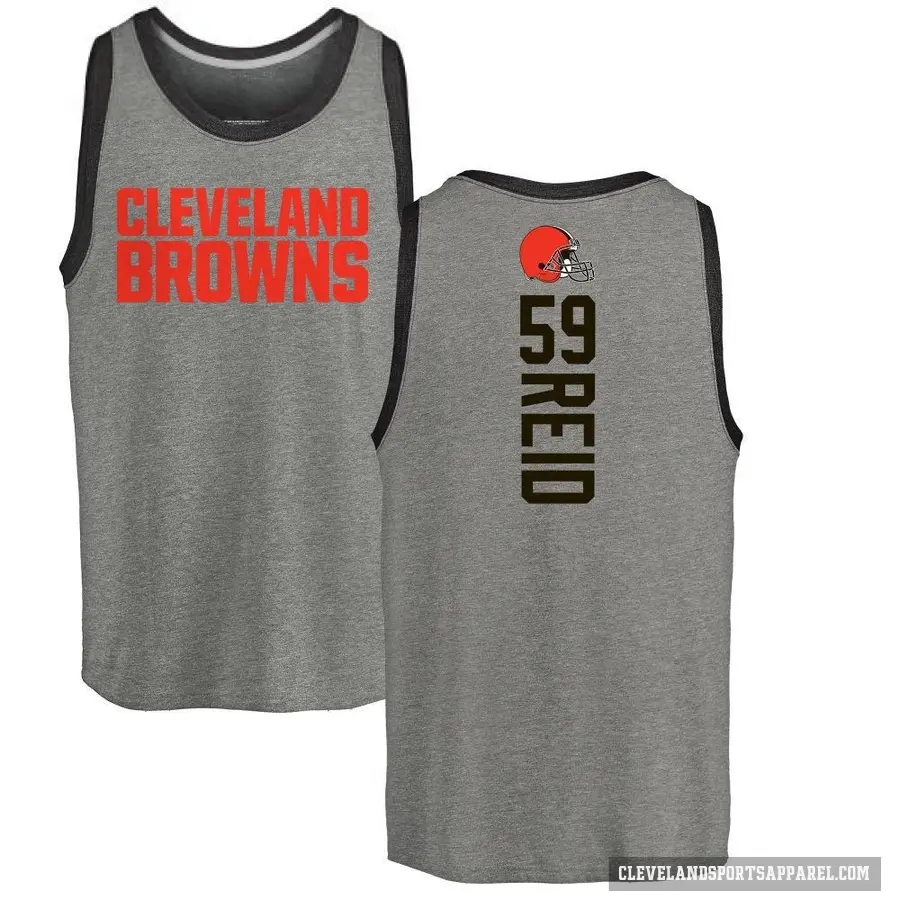 Men's ＃59 Winston Reid Cleveland Browns Ash Backer Tank Top