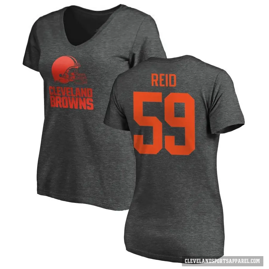 Women's ＃59 Winston Reid Cleveland Browns Ash One Color T-Shirt